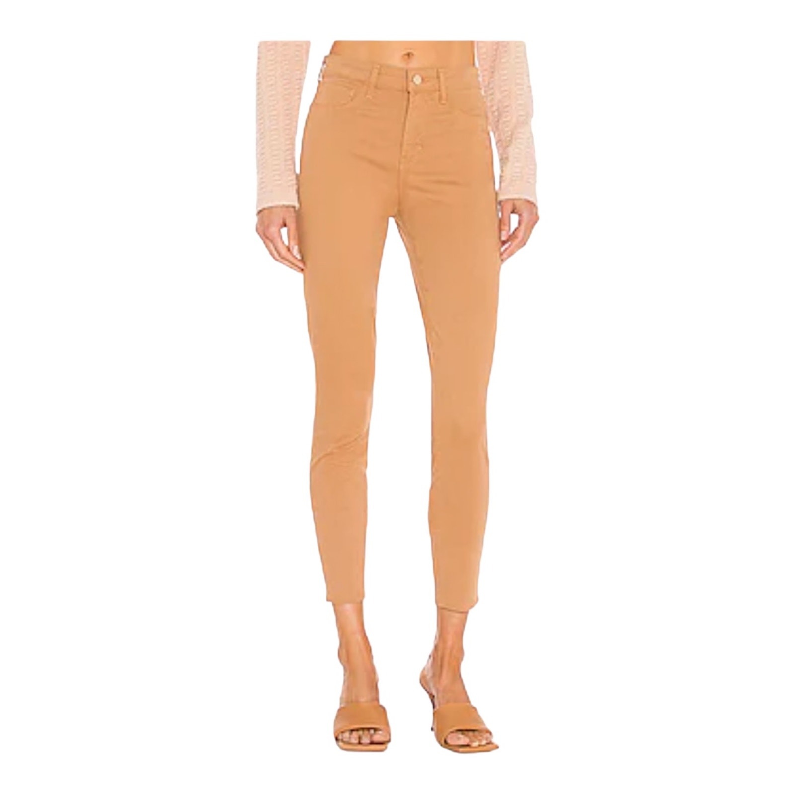 L'agence Pants Margot High Rise Skinny Tan Size 29